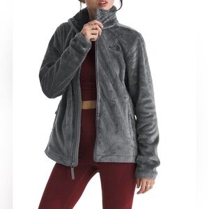 The North Face Osito Gray Full Zip Fleece Jacket Small SP